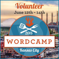 I'm a Volunteer at WordCamp Kansas City 2015